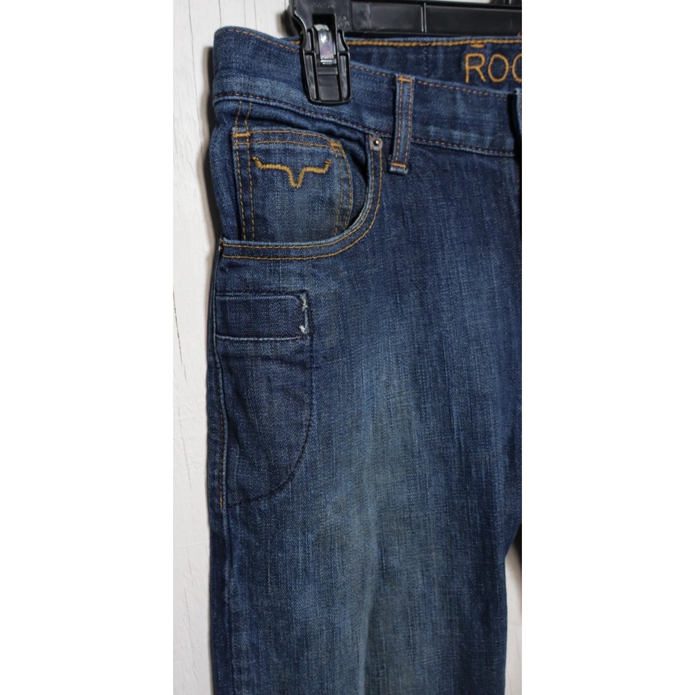 Kimes Ranch Roger Jeans Men's 30x36 Slim Straight Western Durable Denim - Picture 9 of 10